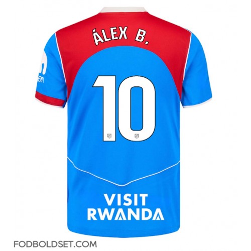 Atletico Madrid Alex Baena #10 Tredjetrøje 2025-26 Kortærmet